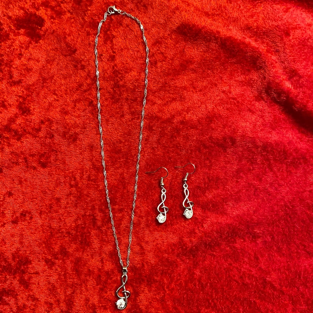 Music Note Jewelry Set - Picture 2 of 2